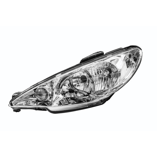 چراغ جلو چپ نیکنام مدل NHLP20 مناسب برای پژو 206