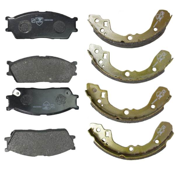 لنت ترمز جلو پالید پارت کد IFB7R7 مناسب برای تیبا به همراه لنت ترمز عقب