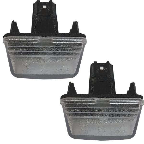 چراغ پلاک خودرو گازار پلاست مدل JT123 مناسب برای پژو پارس بسته 2 عددی