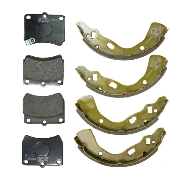 لنت ترمز جلو پالید پارت کد IFB1R1 مناسب برای وانت پراید به همراه لنت ترمز عقب